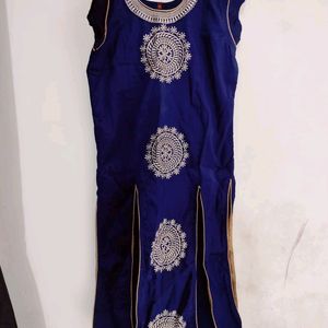 Navy Blue Kurta With Dupatta 😍