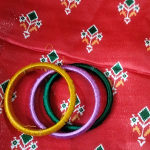 Yellow Pink Green Bangle