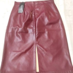 Leather Skirt Absolutely New