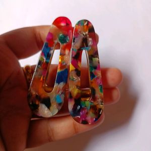 10 Pcs Resin Hairclips