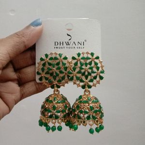 Vibrant Green Jumka