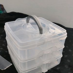 Adjustable  3 Layer Storege Box