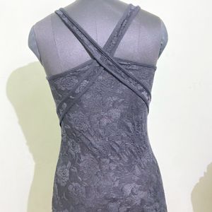 Lace Tank Top (Black)