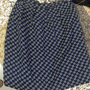 Madame Navy Blue Designer Skirt