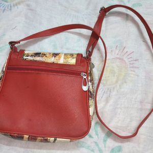 Red Sling Bag