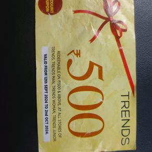 Trends 500 Coupon