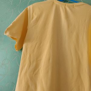 Yellow Oversized Top