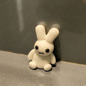 Cute Clay Miffy Keychain