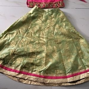 Beautiful Pista Colour Lehenga Choli