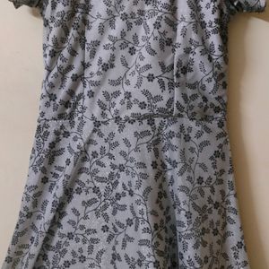 GREY WITH BLACK FROCK