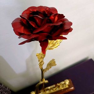 24k Gold Rose For Decoration And 2 Tshirt