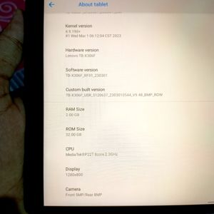 Lenovo Tab M10 Hd TB-X306F.