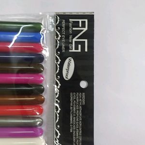 FNG AUTO Eyeliner And Lipliner Multicolor Pack