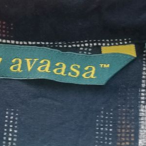 AVAASA Sleeveless Printed Kurti