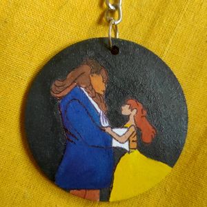 Beauty & The Beast Keychain