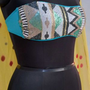 Multi Color Sequence New Bralette