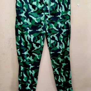 ADSHL Men Solid Green Army Track Pant