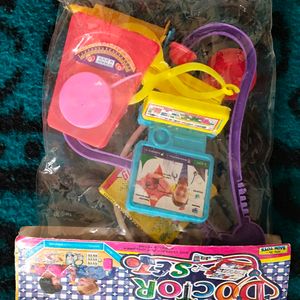 Dr Set, Doll, Fruits & Truck Combo Toys