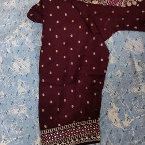 Trousers With Kurta And Dupatta