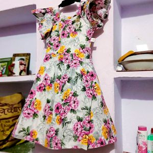 Girl's Cotton Frock 👌😍💗