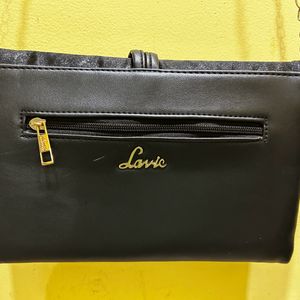 LAVIE COMBO OF 2 Clutches Black & Grey