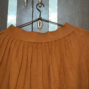 Warm Pleated Skirt