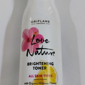 LOVE NATURE BRIGHTENING TONER ALL SKIN TYPES