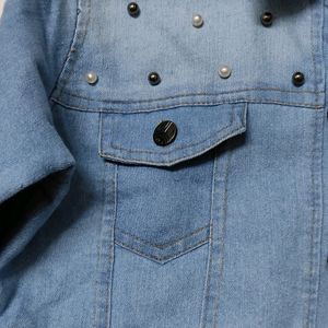 Stone Work Jeans Jacket