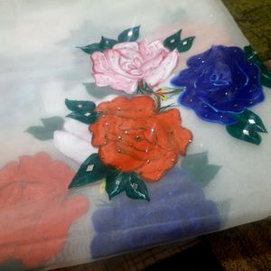 Painted Dupatta