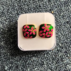 8 Beautiful meenakari studs for her