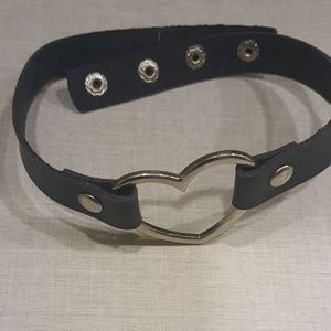 Heart Black Belt Choker