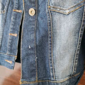 Denim jacket short