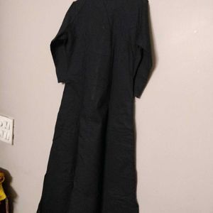 Solid Black Kurta