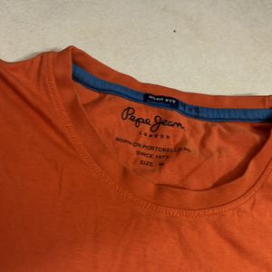 Pepe Jeans London Orange causal Tshirt