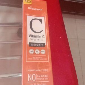 St.Botanica Vitamin C Sunscreen Used Only 1 Time