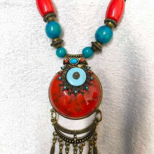 Traditional Heavy Red Neckpiece