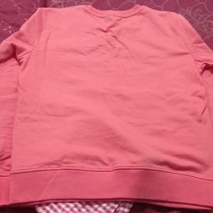 Light Red Coloured Sweat Shirt