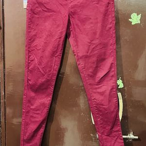 Fig Burgundy Jeans