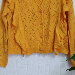 Price Drop Yellow Cardigan