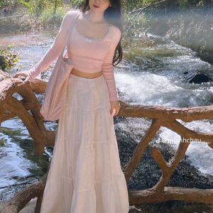 Soft Coquette Cottagecore white FairyTier Skirt