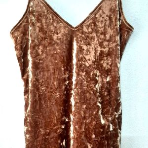 Forever 21 Velvet Strechable Dress.