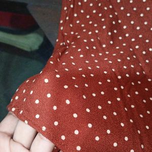 Red Polka Dot + Striped Shirt Com