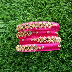 Subhapradam's Handcrafted Silk Thread Bangles