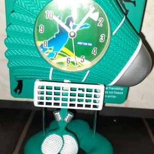 Badminton Table Clock ⏰️(39 Delhivery Charge Only)