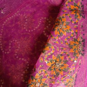 Banarsi Work Siffon Saree