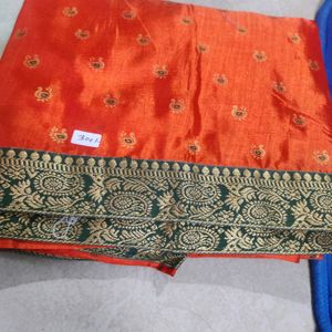 Orange Saree For Women....