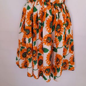 Multi Color Printed Dress (Women's)