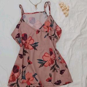 Floral Printed Tank Top