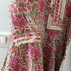 Floral Anarkali Set