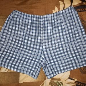 Blue Check Boxers